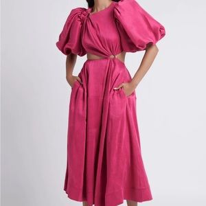 AJE Vanades Cut Out Ring Midi Dress. Beand new with tags still attached